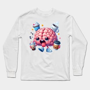 Brain Needs Coffee Long Sleeve T-Shirt